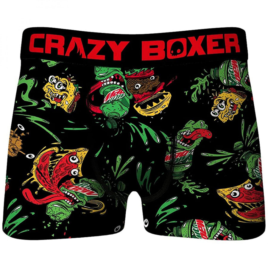 Crazy Boxers Mountain Dew Jungle Mens Boxer Briefs Image 1
