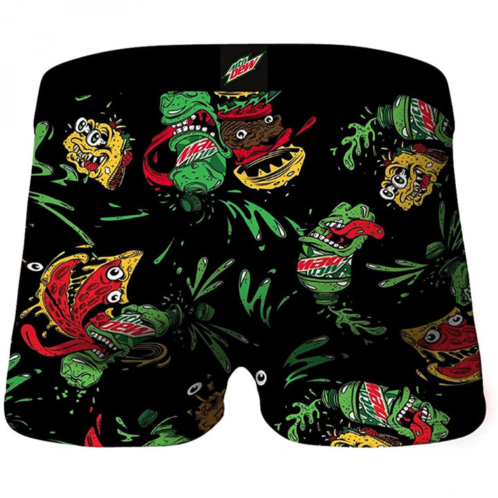 Crazy Boxers Mountain Dew Jungle Mens Boxer Briefs Image 2