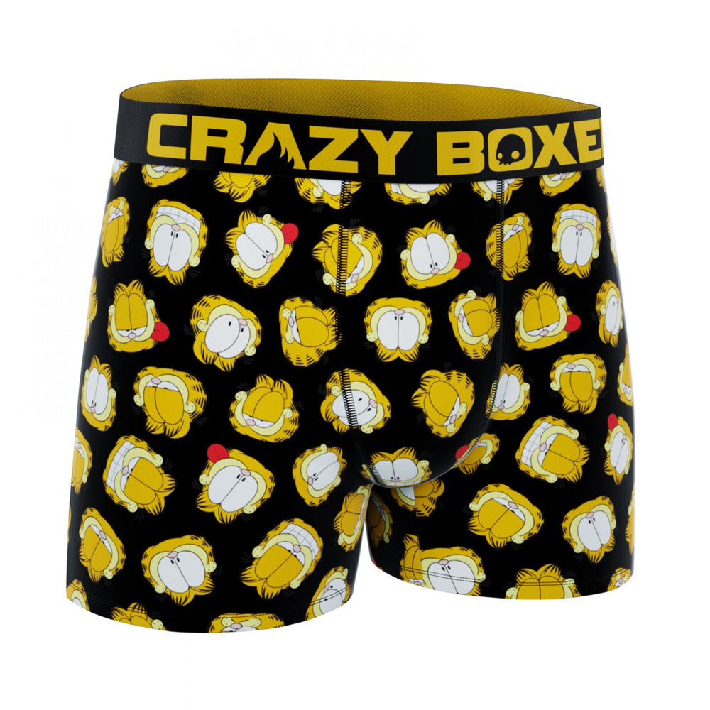 Crazy Boxer Garfield Faces Mens Boxer Briefs Image 2