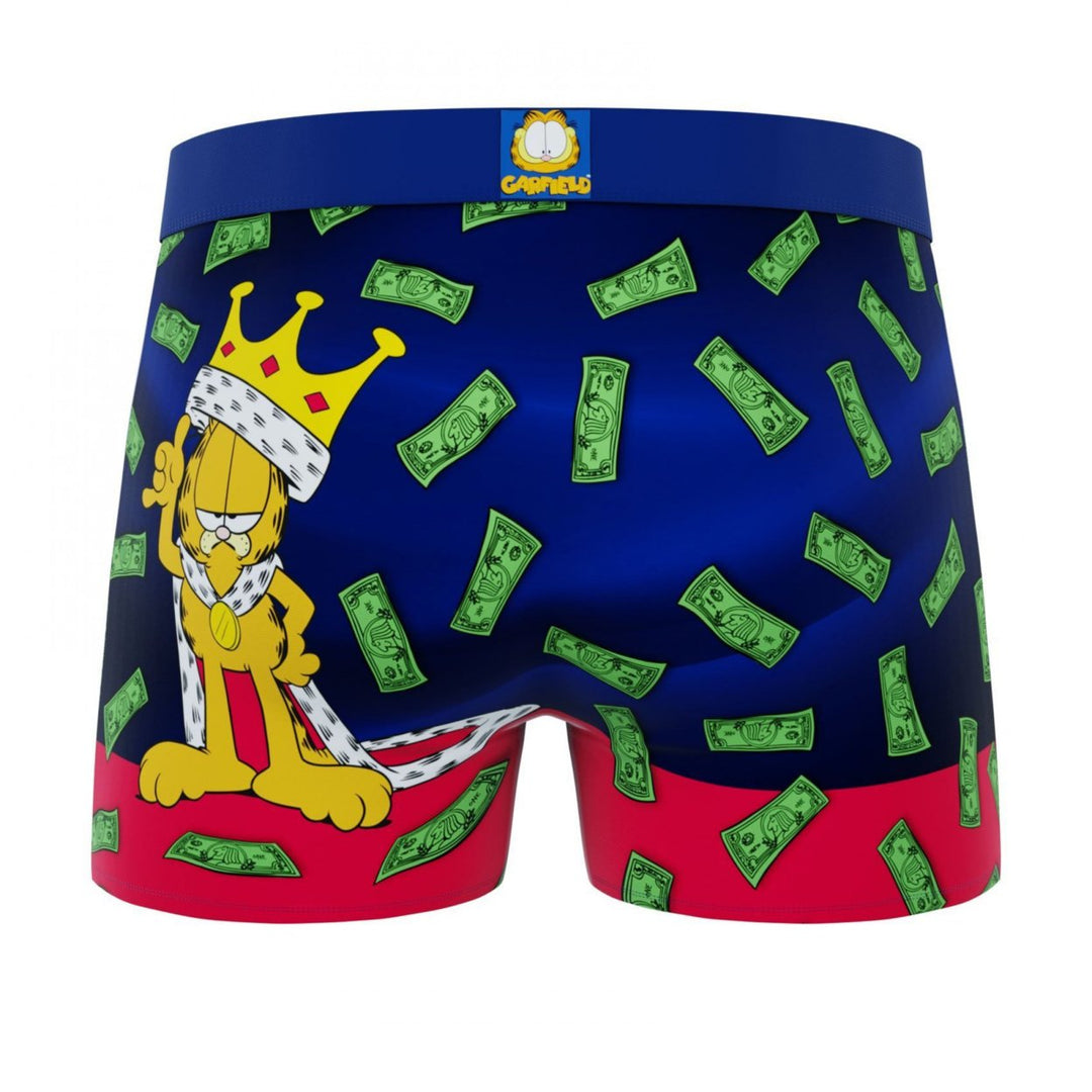 Crazy Boxer Garfield King Mens Boxer Briefs Image 3