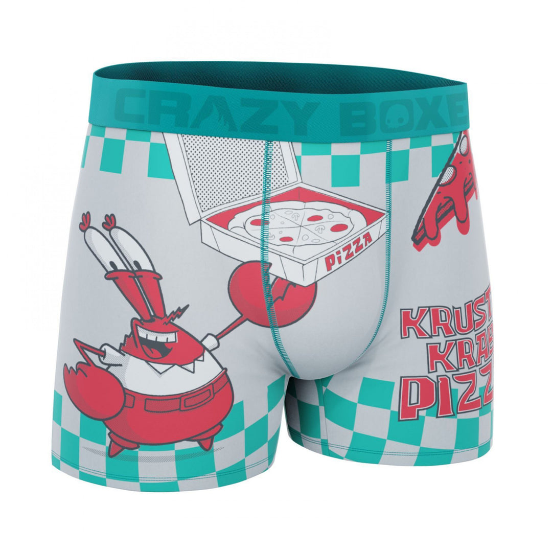 Crazy Boxers SpongeBob SquarePants Krusty Krab Pizza Mens Boxer Briefs Image 3