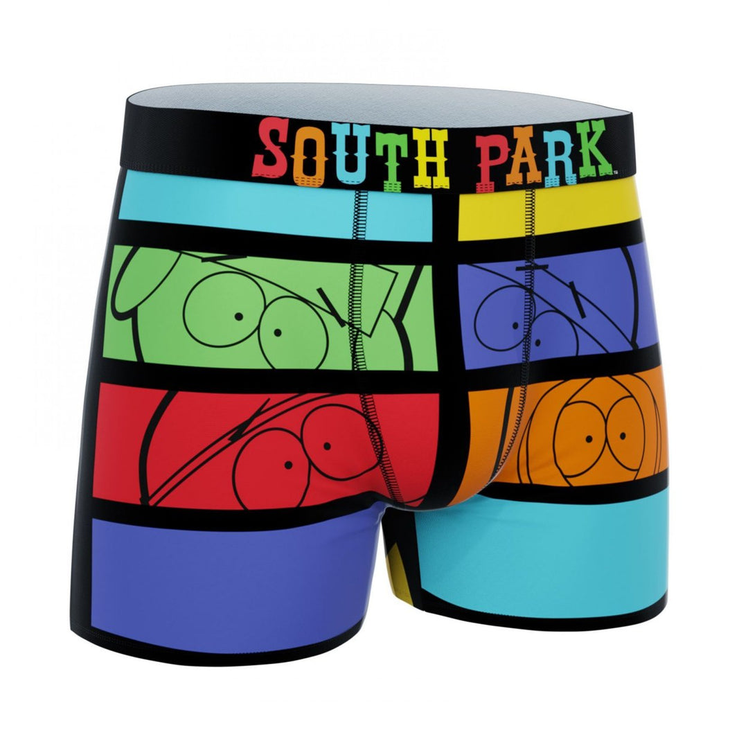 Crazy Boxers South Park Faces Mens Boxer Briefs Image 3