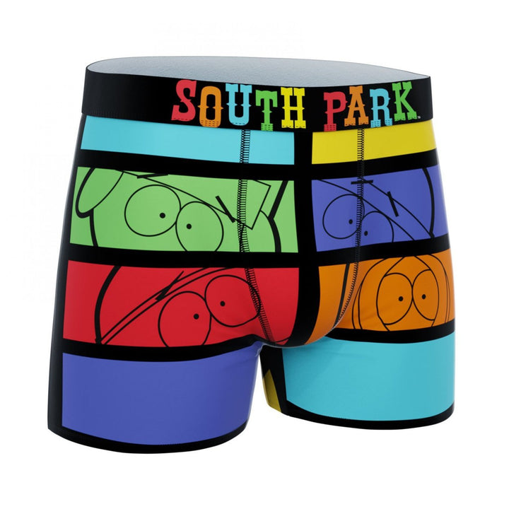 Crazy Boxers South Park Faces Mens Boxer Briefs Image 3