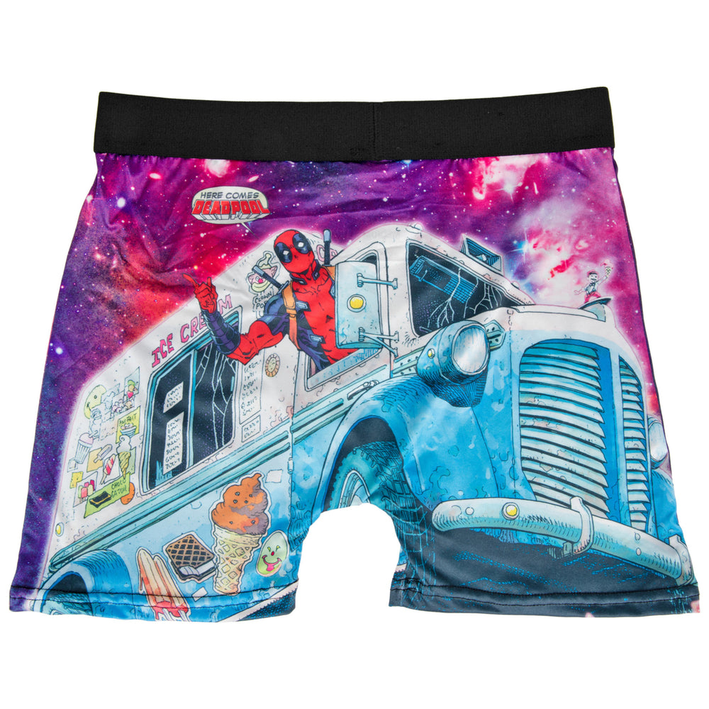 Marvel Deadpool Ice Cream Truck In Space Aero Boxer Briefs Underwear Image 2