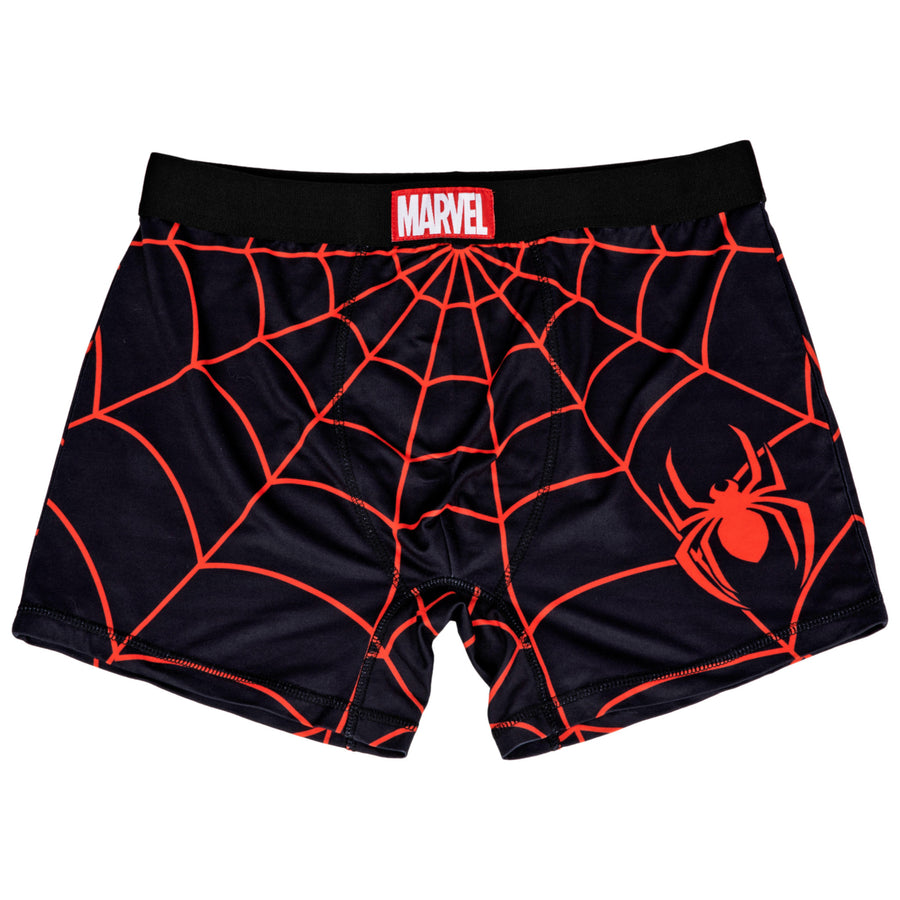 Spider-Man Miles Morales Character Armor Style Boxer Briefs Image 1