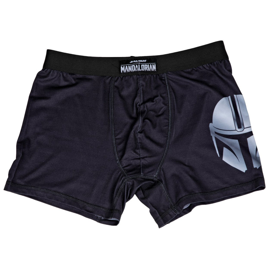 Star Wars The Mandalorian Helmet Boxer Briefs Image 1