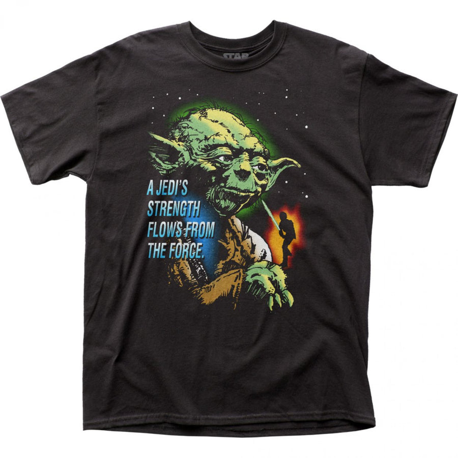 Star Wars Yoda Jedis Strength T-Shirt Image 1