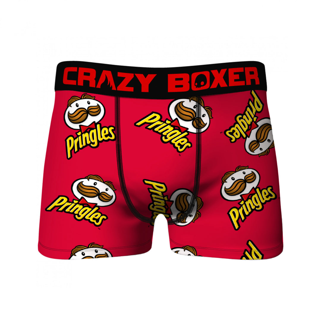 Crazy Boxers Pringles Logo All Over Boxer Briefs Image 1