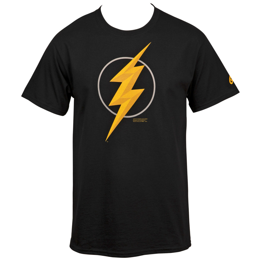 The Flash Symbol Justice League Variant T-Shirt Image 1