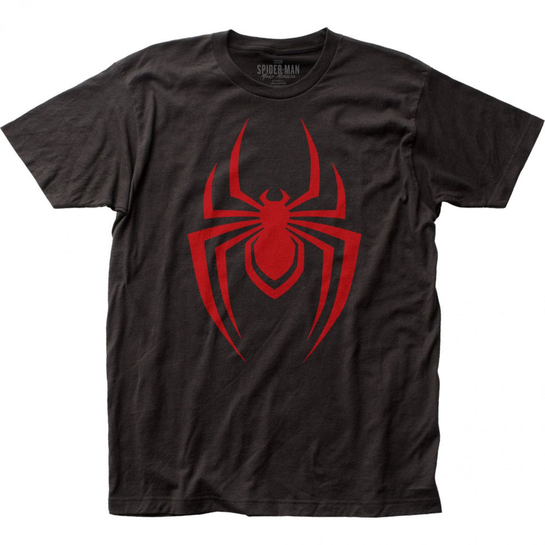 Marvel Comics Ultimate Spider-Man Miles Morales Symbol T-Shirt Image 1