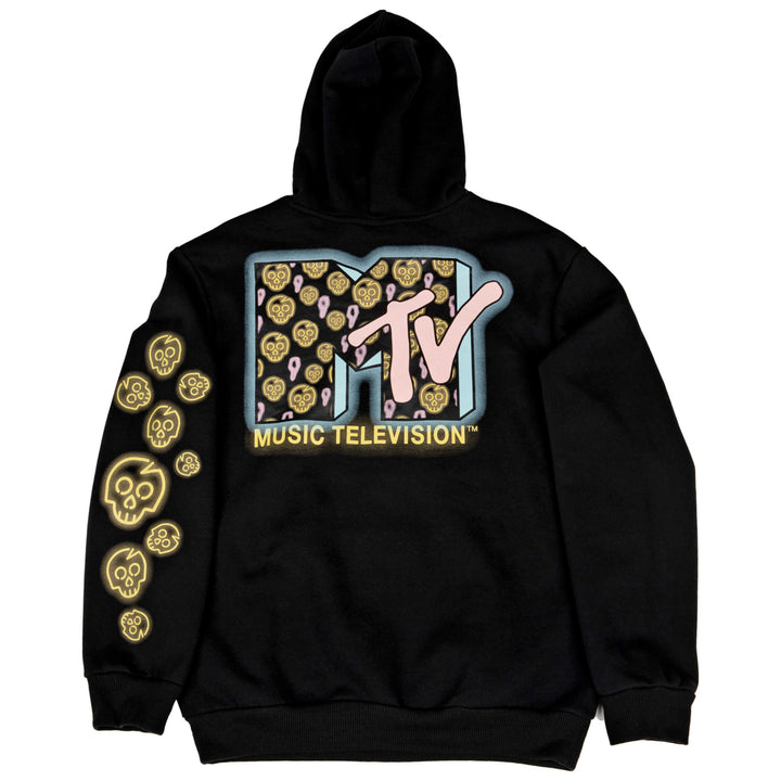 MTV Classic Pocket Logo Hoodie With Sleeve and Back Print Image 1