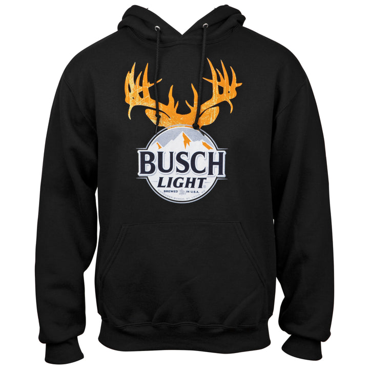 Busch Light Deer Antlers Hunters Hoodie Image 1