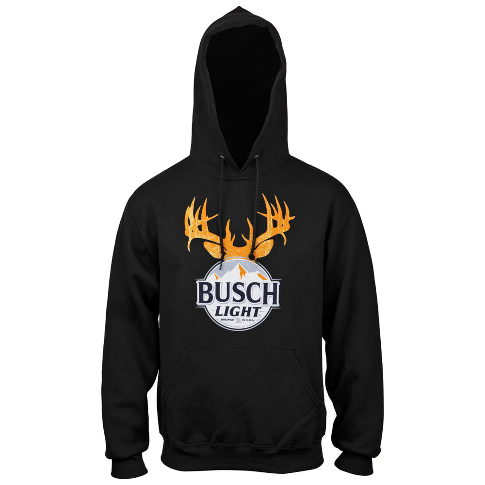 Busch Light Deer Antlers Hunters Hoodie Image 2