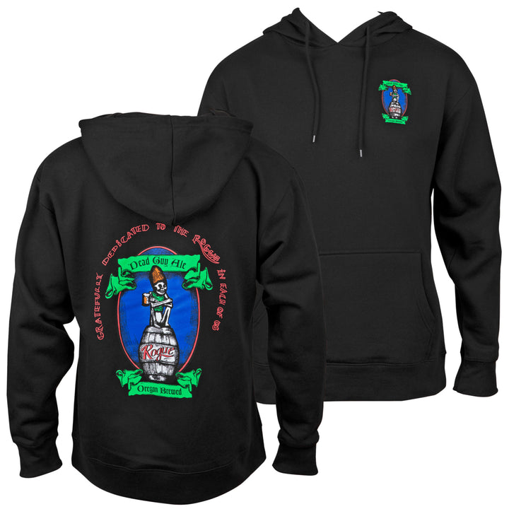 Dead Guy Full Color Logo Front and Back Print Hoodie Image 1