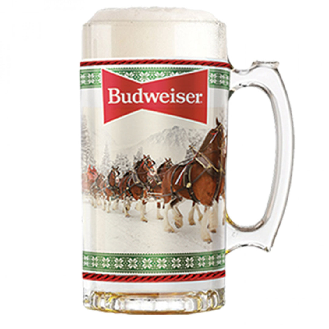 Budweiser 16 Ounce Holiday Stein Image 1
