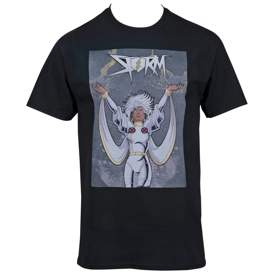 Marvel X-Men Storm Calling Lightning Comic T-Shirt Image 1