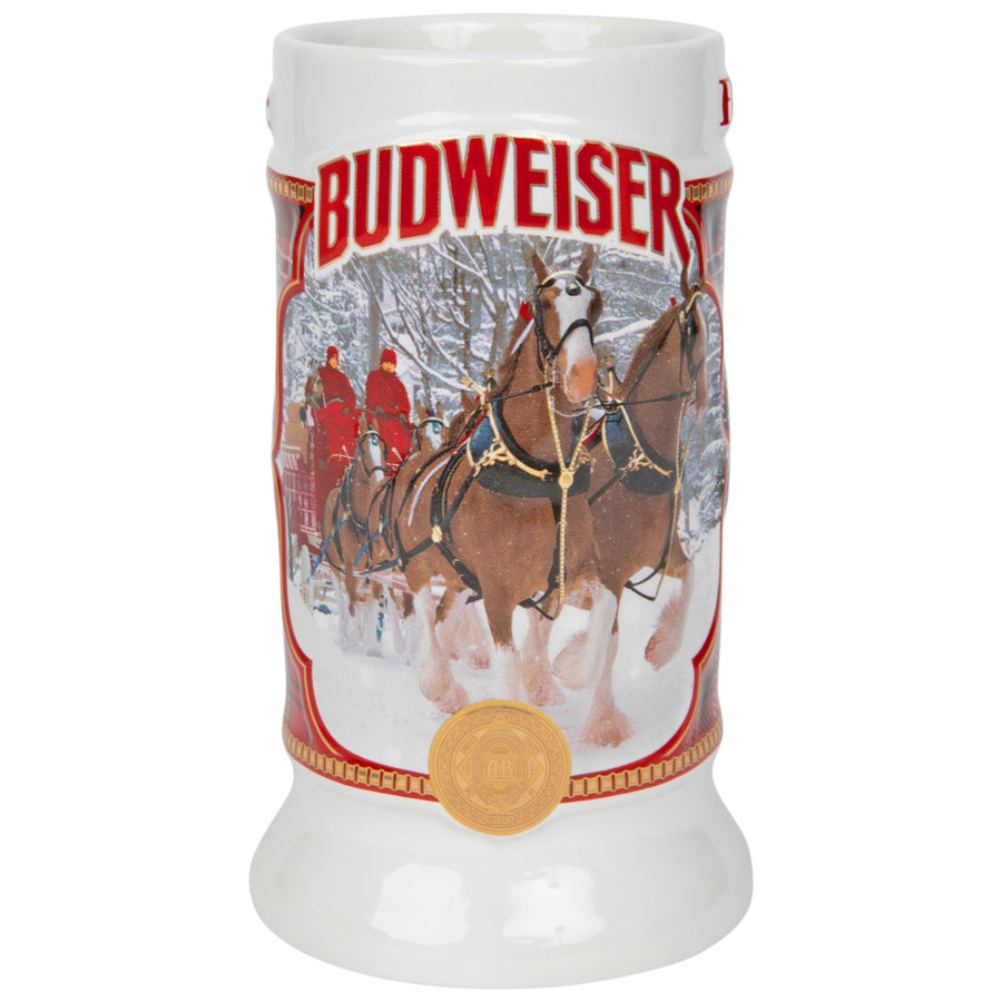 Budweiser 2021 Holiday Stein Ceramic Mug Image 1