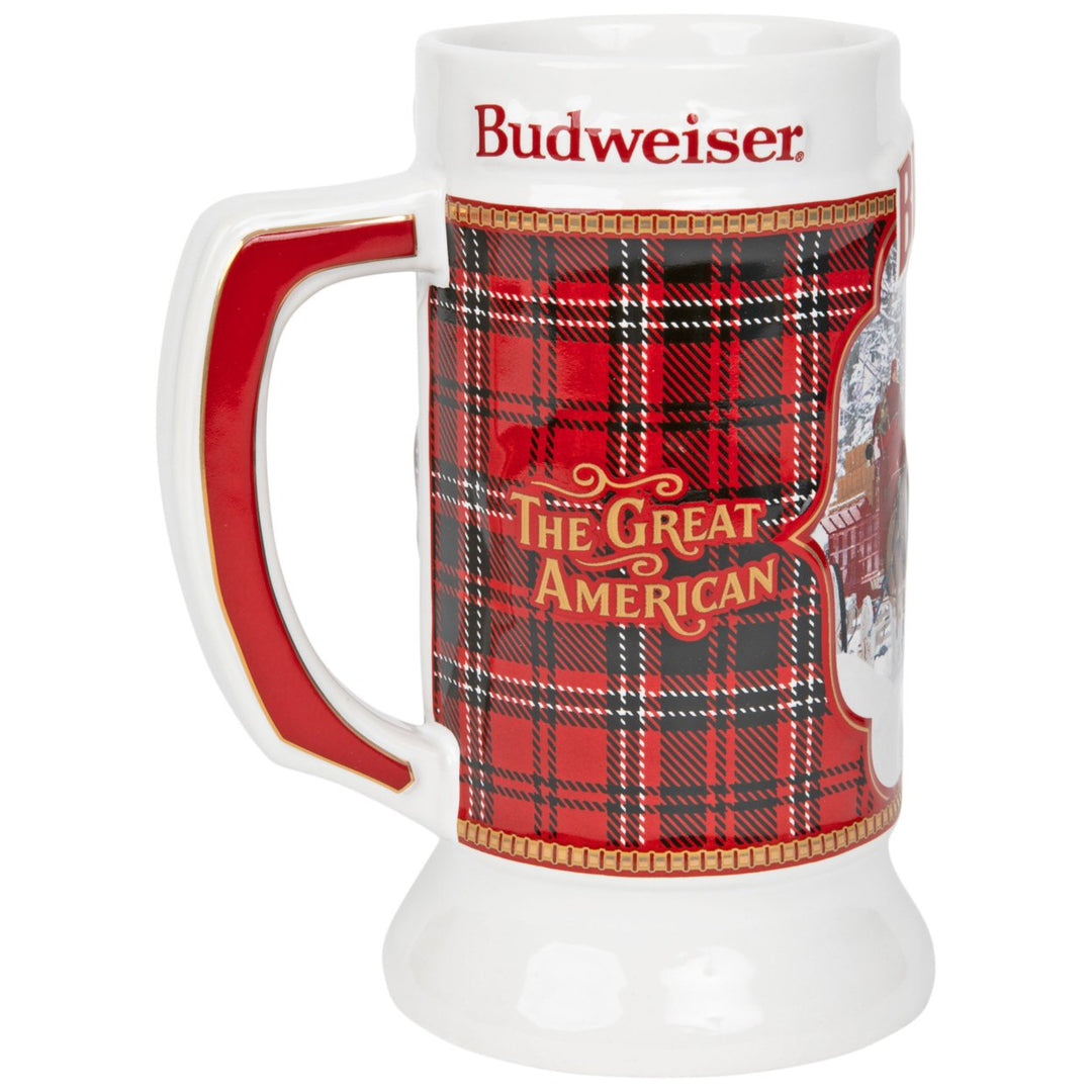 Budweiser 2021 Holiday Stein Ceramic Mug Image 2