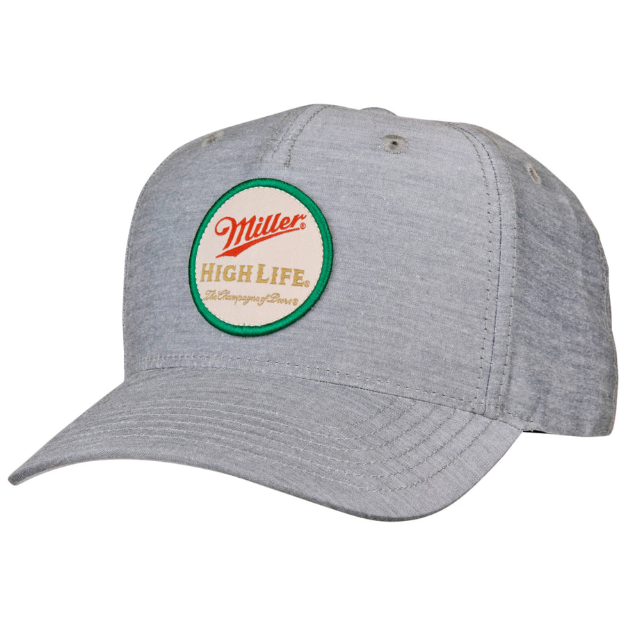 Miller High Life Beer Brand Patch Adjustable Hat Image 1