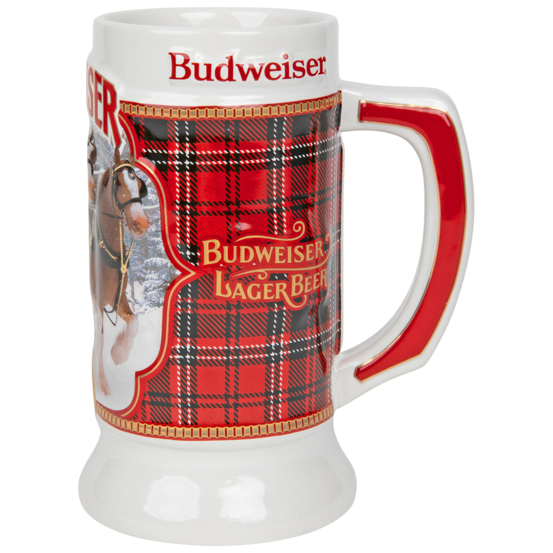 Budweiser 2021 Holiday Stein Ceramic Mug Image 3