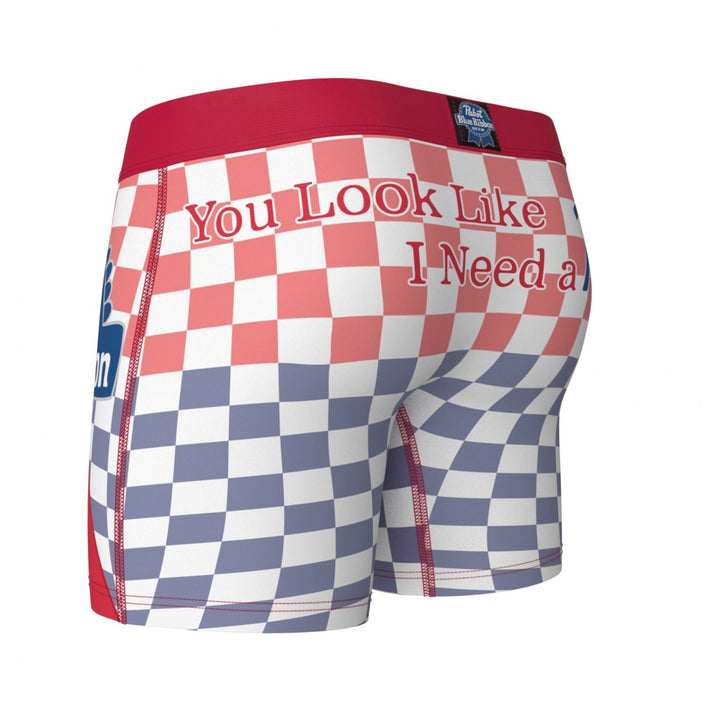 Pabst Blue Ribbon Beer Man Swag Boxer Briefs Image 2