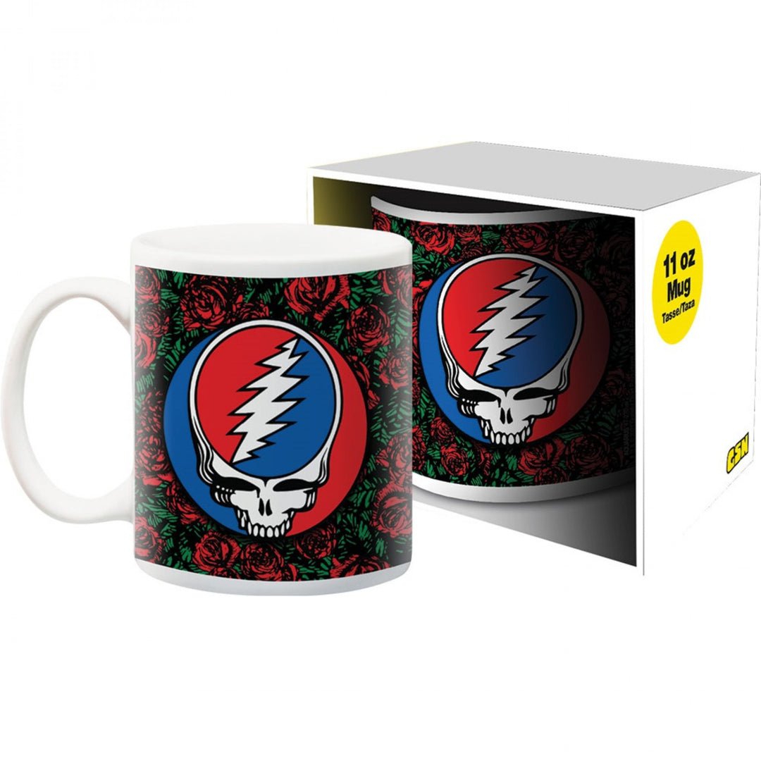 Grateful Dead Roses Logo 11oz Mug Image 1