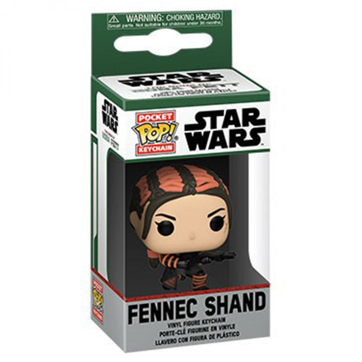 Star Wars Book of Boba Fett Fennec Shand Funko Pop! Vinyl Keychain Image 2