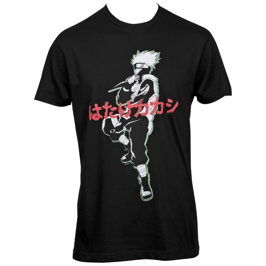 Naruto Kakashi Action Pose T-Shirt Image 1