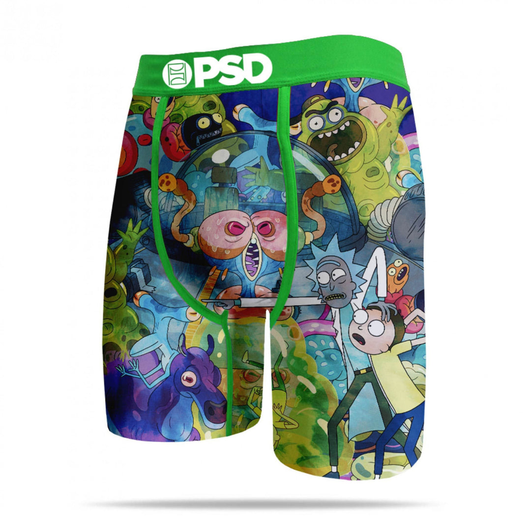 Rick and Morty Wash Scene Mens PSD Boxer Briefs Image 1