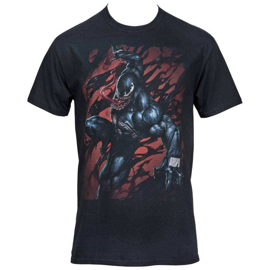 Venom Character Symbiote Attack T-Shirt Image 1