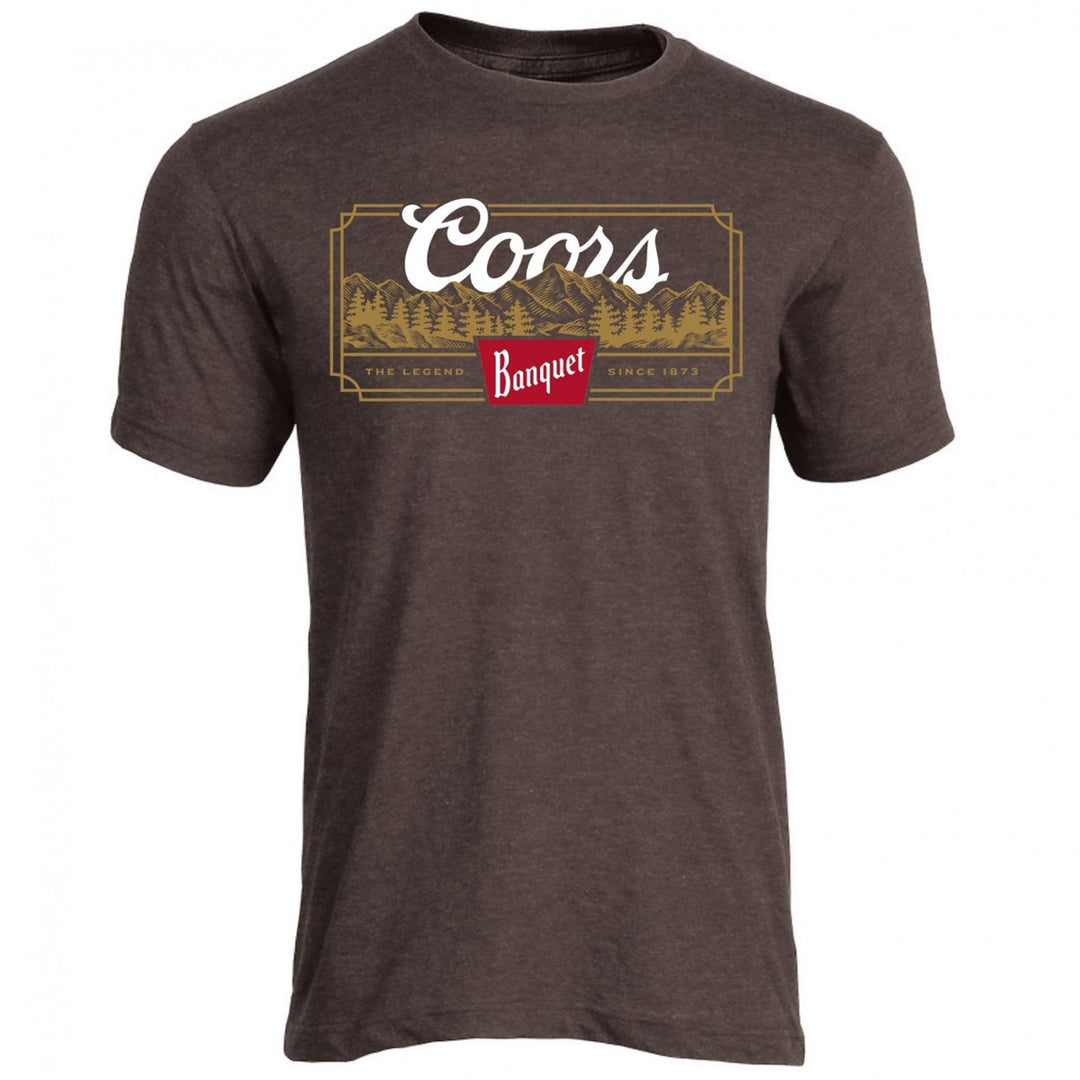 Coors Banquet Vintage Mountains T-Shirt Image 1