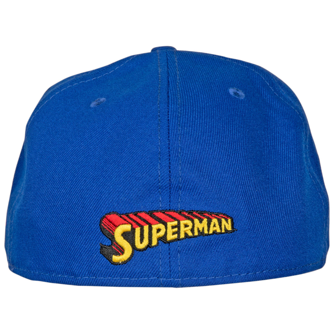 Superman Symbol Blue Era 59Fifty Fitted Hat Image 3