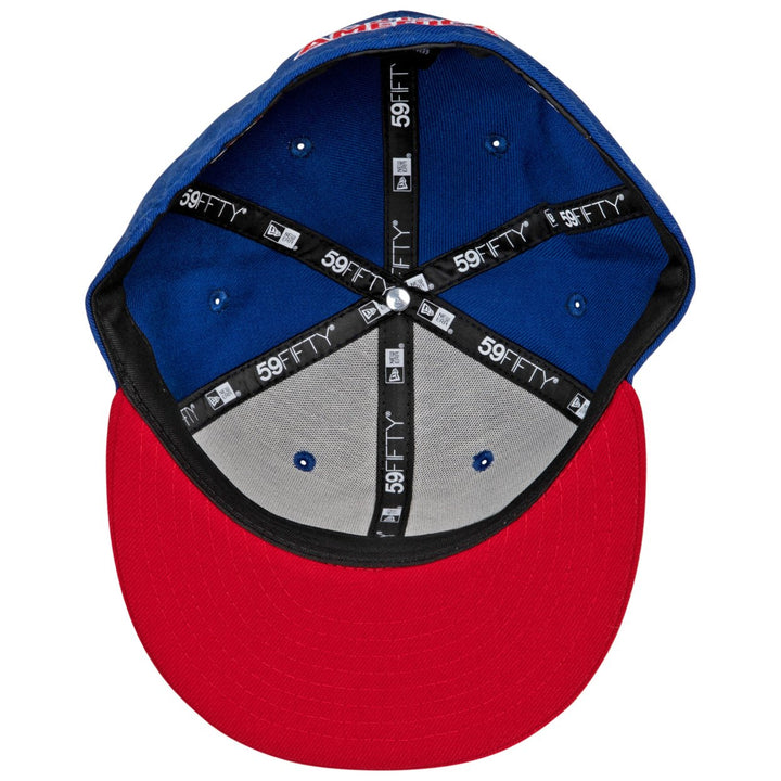 Captain America Shield Blue Wool 59Fifty Fitted Cap Image 4