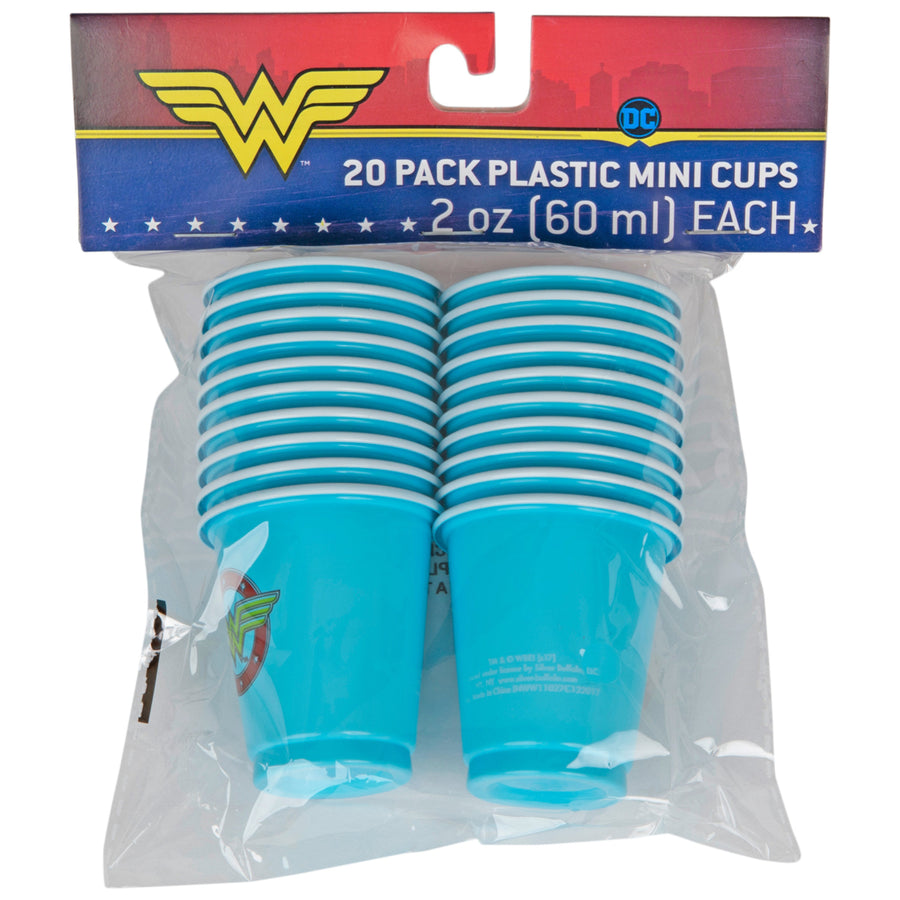 Wonder Woman Stars Logo 20oz Party Cups 20 Pack Image 1