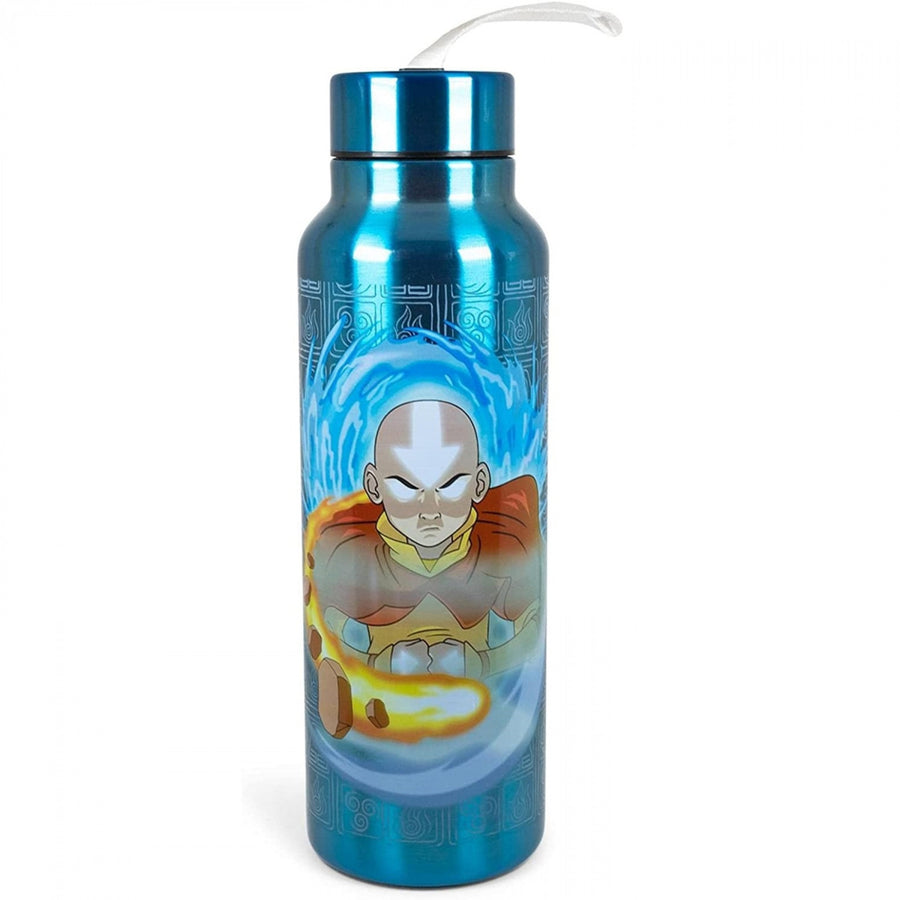 Avatar: The Last Airbender Elements 27oz Stainless Steel Water Bottle w/Strap Image 1