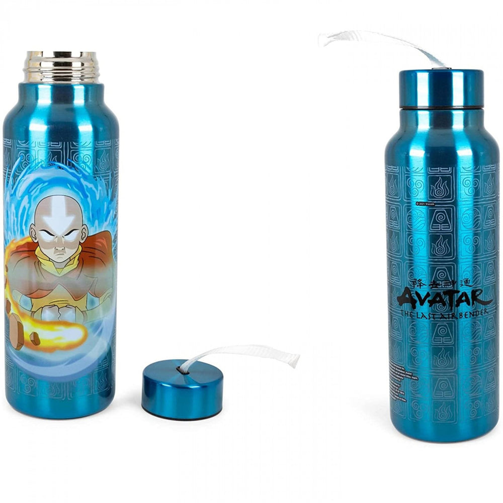 Avatar: The Last Airbender Elements 27oz Stainless Steel Water Bottle w/Strap Image 2