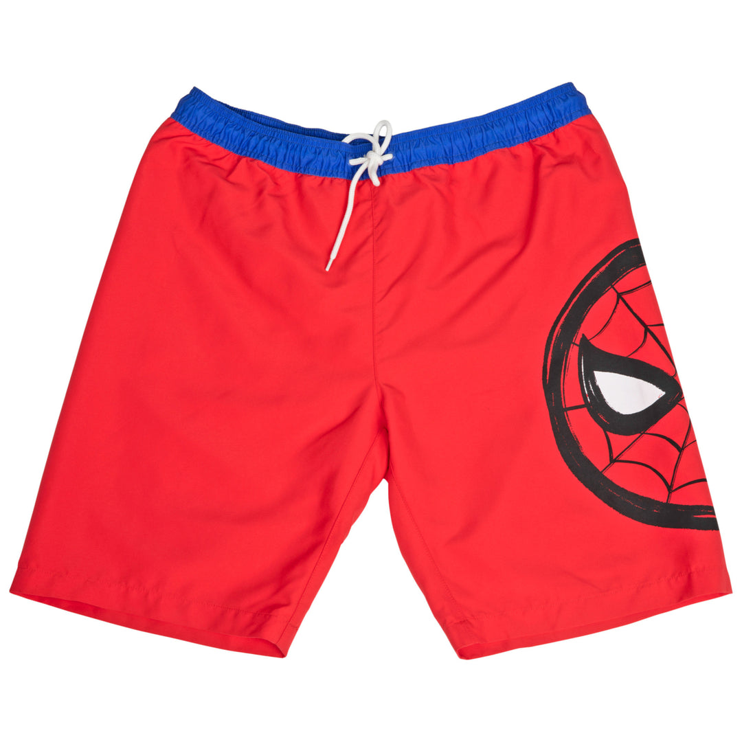 Spider-Man Character Symbol Board Shorts Image 1