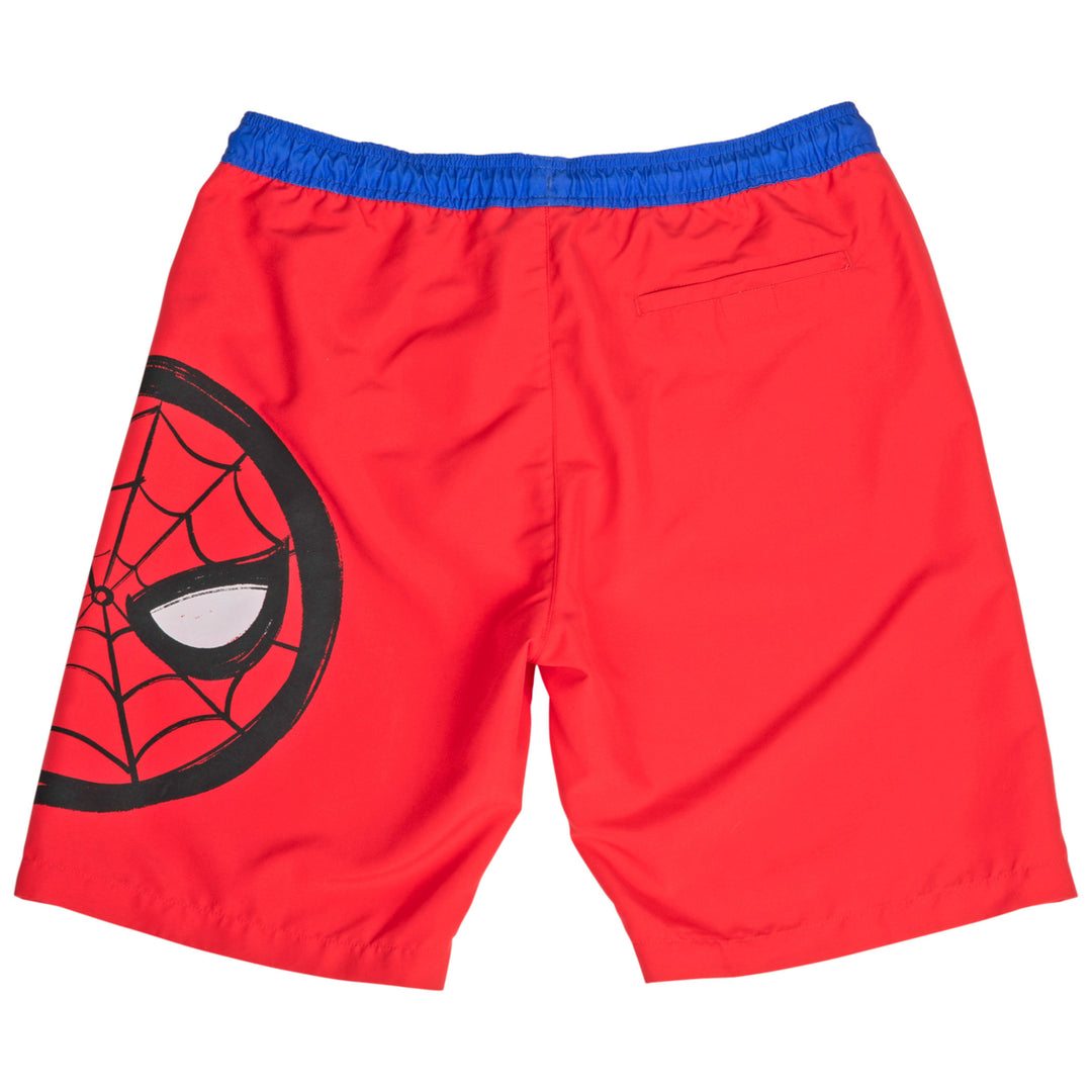 Spider-Man Character Symbol Board Shorts Image 2