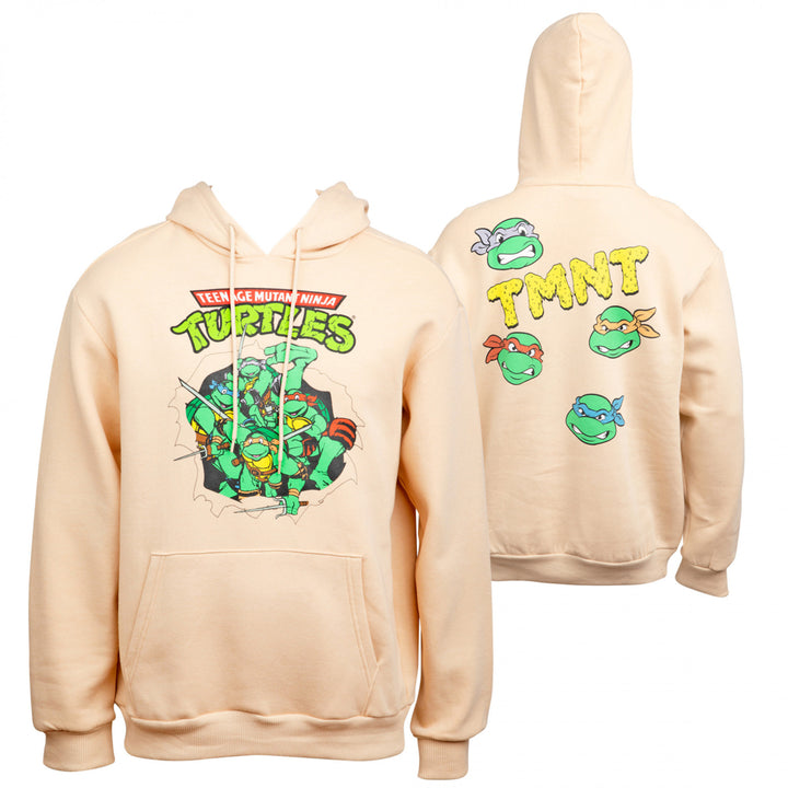 Teenage Mutant Ninja Turtles Hoodie With Cowabunga! Back Print Image 1