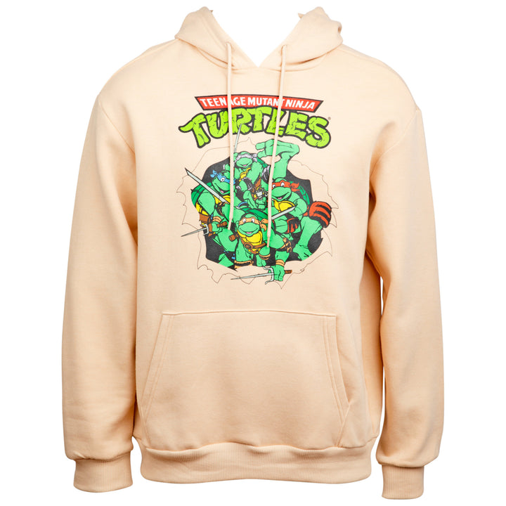 Teenage Mutant Ninja Turtles Hoodie With Cowabunga! Back Print Image 2