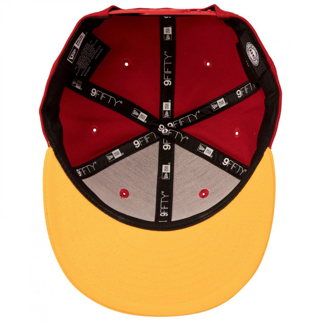 The Flash Classic Logo Red and Yellow  Era 9Fifty Adjustable Hat Image 4