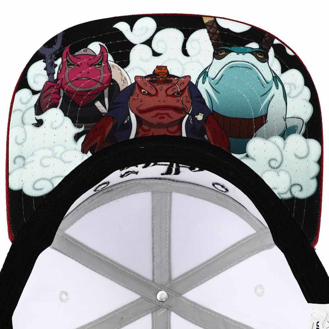 Naruto Sage Cosplay Flat Bill Snapback Hat Image 4