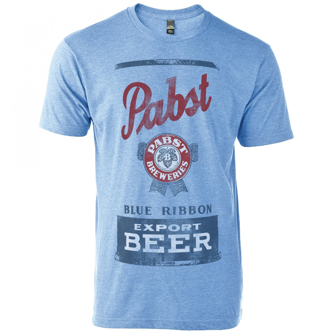 Pabst Blue Ribbon Vintage Can Logo T-Shirt Image 1