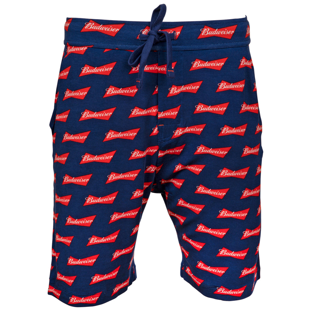 Budweiser Beer Bowtie Logo SAXX Sleep Shorts Image 3