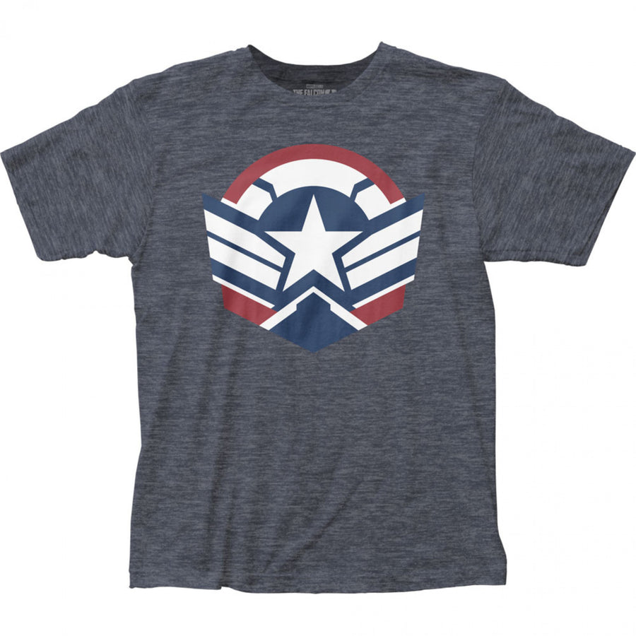 Marvel Studios Falcon and the Winter Soldier  Cap Logo T-Shirt Image 1