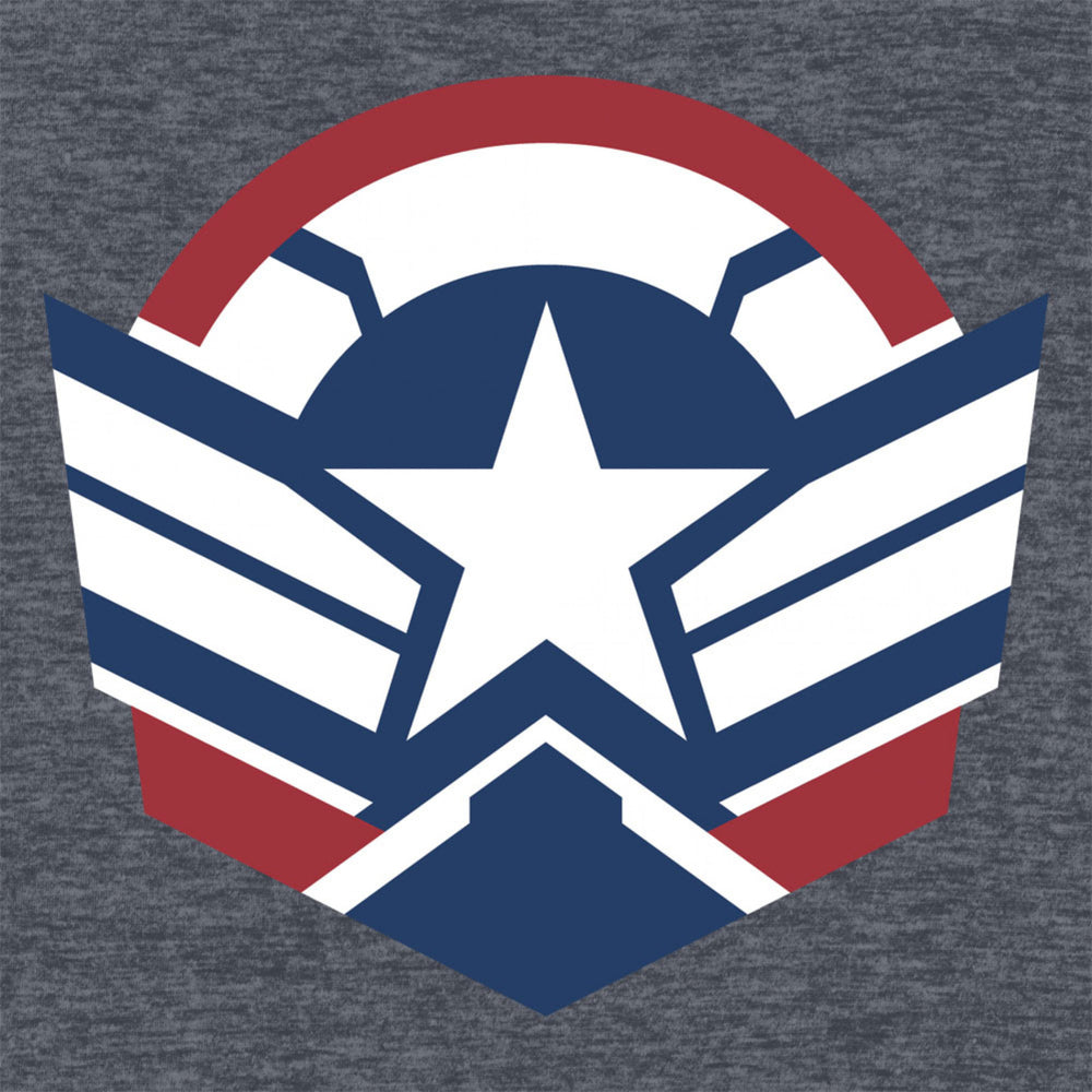 Marvel Studios Falcon and the Winter Soldier  Cap Logo T-Shirt Image 2