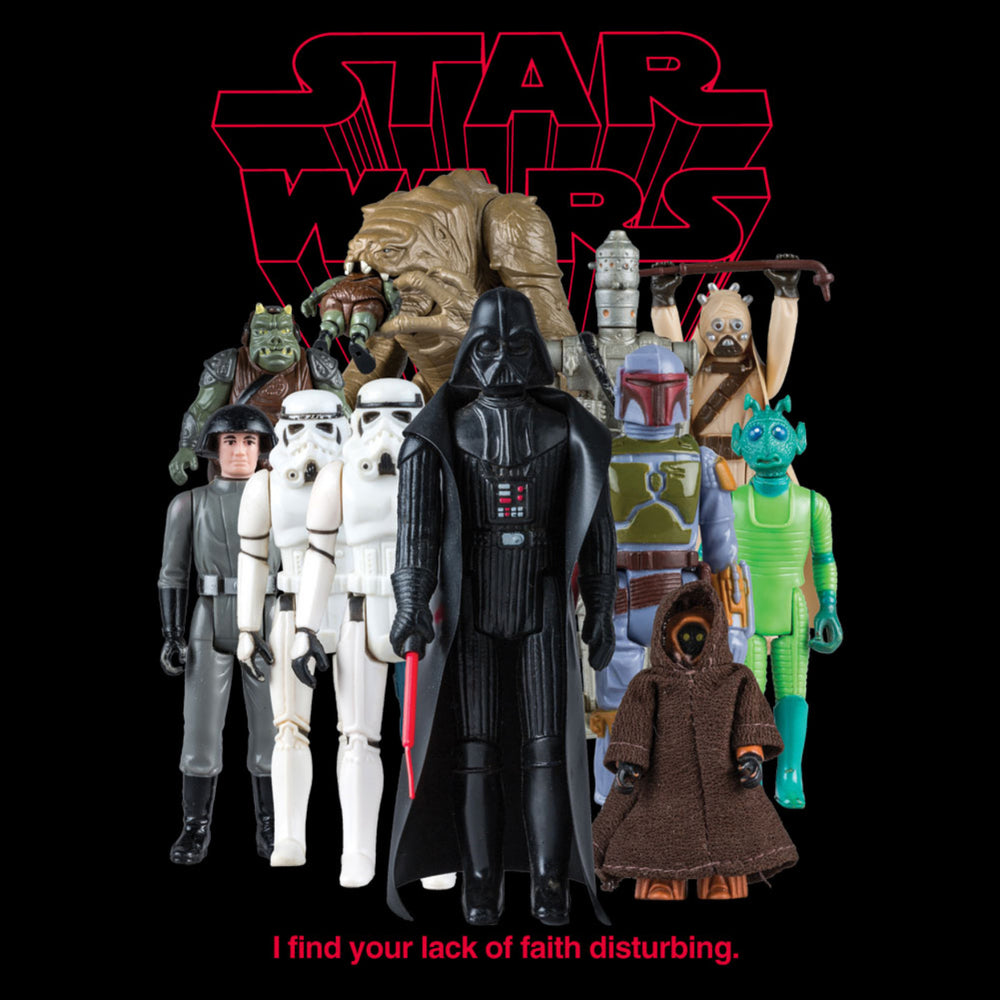 Star Wars Classic Original Trilogy Bad Guys Action Figures T-Shirt Image 2