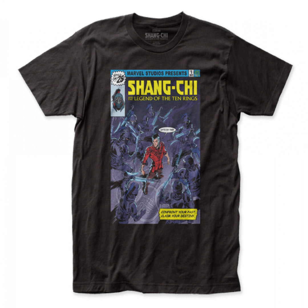Shang-Chi And The Legend Of The Ten Rings Homage Comic Cover T-Shirt Image 1