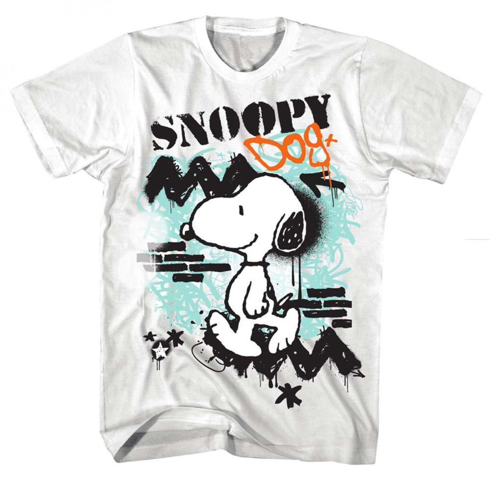 Peanuts Snoopy Dog Doodle Sketch Style T-Shirt Image 1