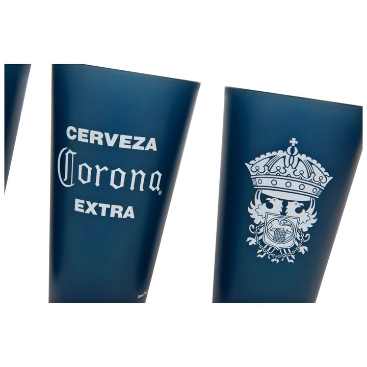 Corona Extra w/ Crown 4-Pack 20oz Cup Set Image 4